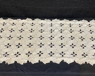 30" x 100" Crochet  Table Runner 