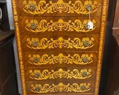 7 Drawer Inlaid Chest 