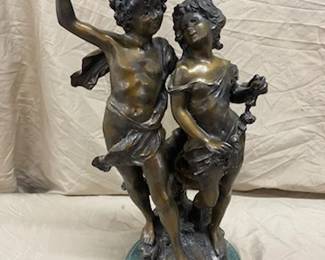Bronze Boy & Girl- Moreau 