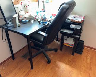 Office Chair, Desk