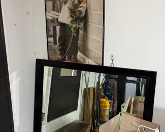 Black Dresser Mirror, Art