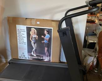 Treadmill and trampoline