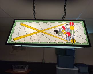 Pool table light