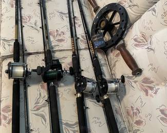 Penn and Daiwa reels, and BigFisher Power Reel