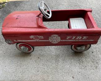 Amazing fire, chief vintage pedal car