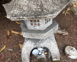 Concrete Pagoda Garden Statue