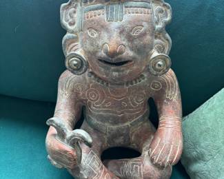 Terra Cotta Aztec Statue