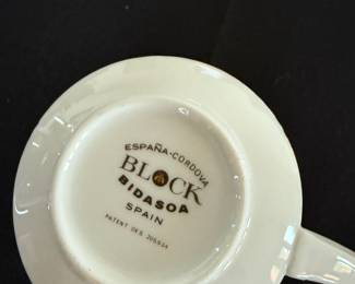 Block Bidasoa Cordova Spain 12 Piece Dish Set