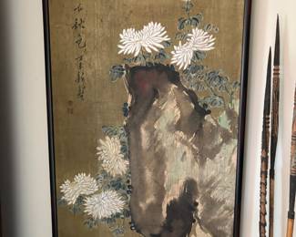 Framed Japanese Painting
