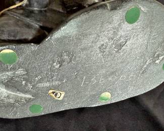 Canada Eskimo Art Soapstone Eskimo Carving – Signed by Artist