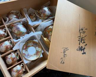 Japanese Kutani Tea Set