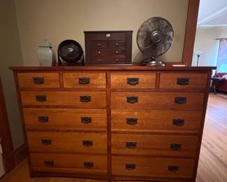Michael Vermillion for Restoration Hardware Mission Style Chest Golden Oak Cedar