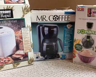 Three Boxed Small Appliances