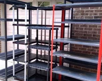 7 Shelving Units In Great Shape