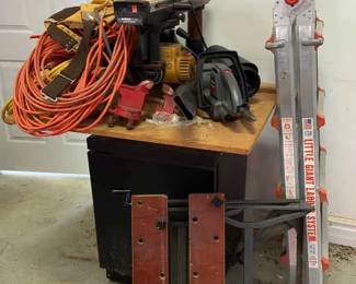 Yard Tools, Ladder, Work Bench, and More
