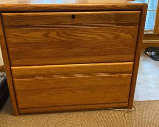 Locking Filing Cabinet With 2 Drawers