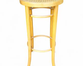 Cane & Bentwood Barstool in Thonet Style