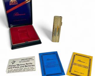 Peterson's Gold-Tone Butane Lighter w/ Box