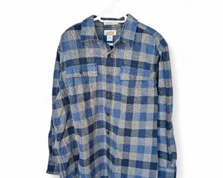 L.L. Bean Chamois Cloth Shirt, Traditional Fit, Large