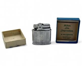 Vintage Hilton Regular Tabletop Lighter w/ Box