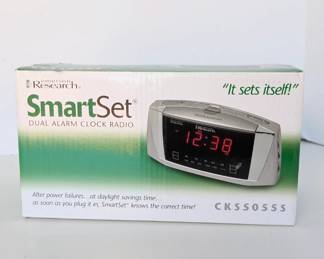 Emerson Research SmartSet Dual Alarm Clock Radio CKS5055S