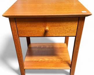 Mid-Century Style Wood Nightstand