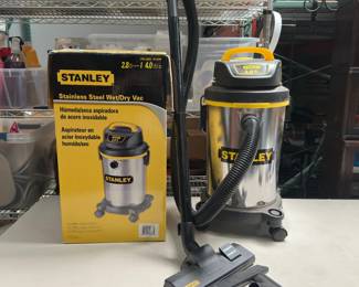 Stanley 4-Gallon Stainless Steel Wet/Dry Vacuum