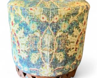 Grace Fabric Carved Stool by Crestview Collection