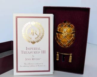 Joan Rivers Imperial Treasures III Faberge Coronation Egg