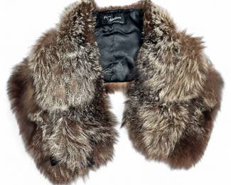 Furs by Milton Brown & Silver-Tipped Fox Fur Collar