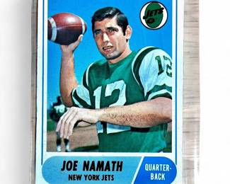 1968 Topps Football #65 Joe Namath Card