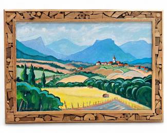 Robert Richards Expressionist Painting, Grenoble