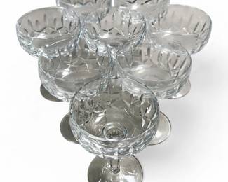 Waterford Kildare Crystal Glasses, Set of 8