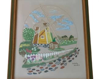 69 - Framed Needlepoint -23 x 19
