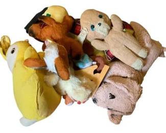 321 - Lot of Assorted Vintage Stuffed Toys
