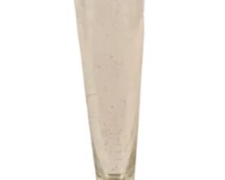 125 - Bud Vase w/ Sterling Silver Weighted bottom 10" tall
