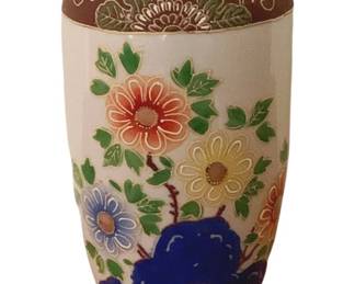 92 - Occupied Japan Hand painted Vase - 9" tall
