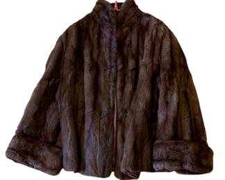 317 - Vintage Fur Coat - sz Medium
