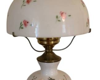 308 - Gone with the Wind Lamp - 18" tall used as-is electric/electronic/mechanical item - no guarantee all components, untested.
