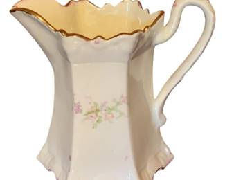 566 - Antique Pitcher - 8" tall
