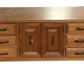 395 - Wood Jewelry Box - 8 x 18 x 7

