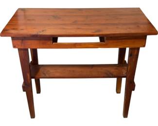 623 - Wood Table - AS IS - drawer missing 28 x 32 x 15
