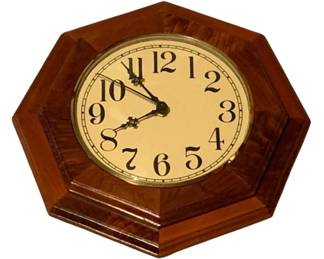 511 - Wall Clock - 13" round used as-is electric/electronic/mechanical item - no guarantee all components, untested.
