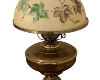 307 - Hurricane Lamp - 20" tall used as-is electric/electronic/mechanical item - no guarantee all components, untested.
