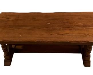 547 - Wood Coffee Table - 16 x 28 x 22
