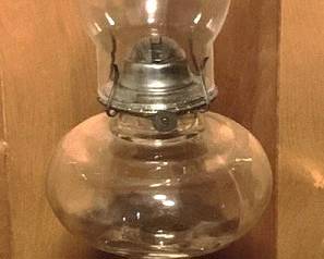 507 - Oil Lamp - 18" tall

