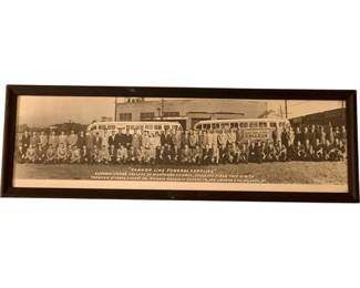 7 - Framed Photo Gupton-Jones College Students '50 Mortuary Science - 26 x 8
