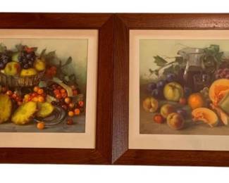 144 - Pair of Framed Prints - 18 x 21
