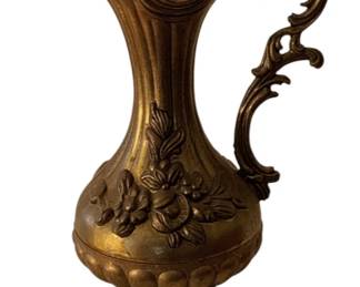 10 - Vintage Ornate Pitcher - 12" tall
