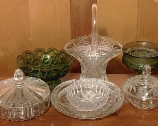 544 - Lot of Assorted Glass Items
